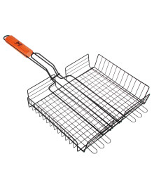 Решетка - гриль GRILLBOOM антипригар.покр., 24х30х5 смМангал оптом со склада в Новосибирске. Большой каталог посуды для пикника оптом по низкой цене