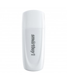 USB2.0 FlashDrives 8Gb Smart Buy  Scout White (SB008GB2SCW)овокузнецк, Горно-Алтайск. Большой каталог флэш карт оптом по низкой цене со склада в Новосибирске.