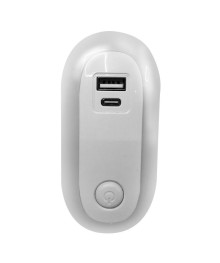 Ночник Camelion NL-267 "USB+TypeC" (LED ночник с USB, 220V)