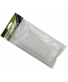 Хомут нейлоновый стяжка  ON 3,6х150мм, белый 100шт