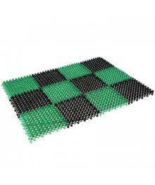 Коврик SUNSTEP травка 36х47 см, чёрно-зелёныйшой каталог ковриков оптом со склада в Новосибирске. Коврики оптом с доставкой по Дальнему Востоку.