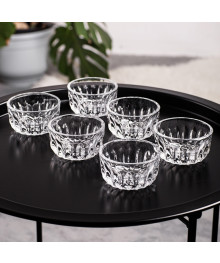 Набор розеток ZARIN из 6 шт диам 8 см емк 140 BL7105GCL (8/1) Иран