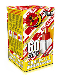 жид-ть Оборонхим от комаров д/фумиг б/зап 60ноч жёлтый 30мл/24