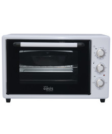 Духовка электрическая Oasis M-40W1 белый (40л, 1500Вт, решётка, кругл и прям противни, Турция)плитки оптом с доставкой в Новосибирске. Большой каталог лектропечек, духовок оптом по низкой цене.