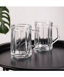 Набор кружек для пива 2шт  0,460л PILLAR MG9184GCL (8/1) Иран