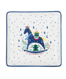 Нордик Блюдо квадратное, 19х19х2см, керамика