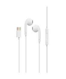 Наушники BOROFONE BM27 вкладыши с микрофоном, 1,2 метра, TYPE-C, белый (60/360)