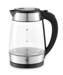 Чайник Blackton Bt KT1738G Чёрный, нерж, стекло (1,7 л, 2200Вт, диск)