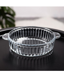 Блюдо стеклянное 18см PN1292GCL PARALLEL (12/1) Иран