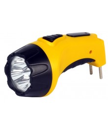 Фонарь Smartbuy Светодиодный Аккумуляторный 4 LED с прямой зарядкой  желтый SBF-84-Yом со склада в Новосибриске. Большой каталог Фонари SmartBuy оптом с доставкой по Дальнему Востоку.