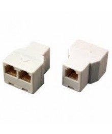 ТЛФ перех. гнездо-2гнезда RJ11-6P4C, блистерс доставкой по Дальнему Востоку. Телефонные аксессуары оптом. ТЛФ оптом, большой каталог, доставка.