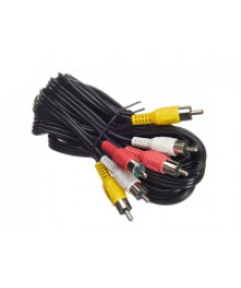 шнур 3RCA-3RCA 3 м Нетко литойа комнатная оптом с доставкой по Дальнему Востоку. Большой каталог комнатных антенн по низкой цене.