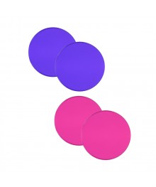 Фитнес-диски для скольжения 2шт, d17,5см, EVA, ABS, 2 цвета