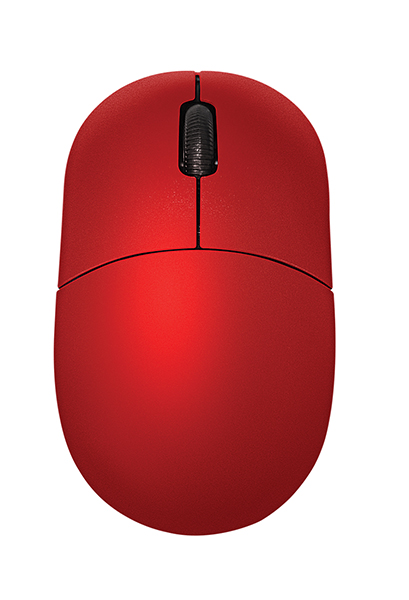 Мышь Qumo Simple Office M92, 3 кноп., проводная, 1,8м, 1000 dpi, красная