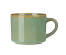 Кружка  керам 230мл, Кантри, зеленый