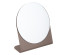 Зеркало настольное Тинес на металлической подставке, железо, стекло 17х15х5,5см, беж