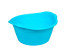 Таз 24 л круглый, голубой цвет