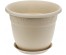 Кашпо для цветов Рябина d-280мм 7,5л с поддоном Латте 3057Mлат (уп/16шт)