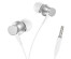 Наушники BOROFONE BM73 Platinum, вакуумные с микрофоном, 1,2 метра, серебристые (1000)