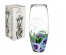Ваза для цветов 84/70 бочка Н26 D10 цветы росписьДекоративное стекло оптом с доставкой по РФ. Большой каталог декорративных стекл оптом