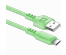 Кабель USB - TYPE C F207 ,green, 1м, 2,4А,силикон пакет Defender