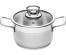 Hascevher Anett Кастрюля 1,8л (16х10см) капсул/дно, сталь 18/10 стеклянн крышка (8/1) (Турция)