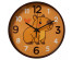 Часы настенные СН 2019 - 012 круг d=19,5см, корпус коричневый "Капибара" (10)