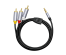 Кабель аудио Орбита OT-AVC46 (Джек 3,5 мм на 3 RCA) 1,5м 10шт/уп
