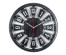Часы настенные СН 4843 - 002 круг d=49,5 см, корпус черный с серебром "Классика" (5)