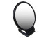 Зеркало настольное складное Леон, зум х1,х2, пластик, стекло, 15,5х9,3х0,8см, черный