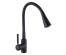 Смеситель СоюзКран для кухни SK01-F132 гибкий излив, керам. картридж 35мм, черный, цинк