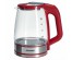 Чайник АКСИНЬЯ КС-1006 красный, стекл, 1500Вт, 2,2л (12)ирске. Отгрузка в Саха-якутия, Якутск, Кызыл, Улан-Уде, Иркутск, Владивосток, Комсомольск-на-Амуре.