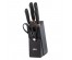 Набор ножей LARA LR05-55 6 предметов: Подставка (сосна) +4 ножа (Soft touch, мед.больстер+ ножницы) оптом. Набор кухонных ножей в Новосибирске оптом. Кухонные ножи в Новосибирске большой ассортимент