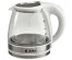 Чайник DELTA DL-1121 белый, корпус из жаропр. стекла, 1500Вт, 1,2л