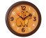 Часы настенные СН 2323 - 013 круг d=24,5см, корпус коричневый "Капибара" (10)