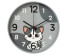 Часы настенные СН 2019 - 009 круг d=19,5см, корпус серый " Котик" (10)