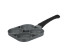 SATOSHI Сковорода литая 4 секции, 18см, антипригарное покрытие мрамор, индукция